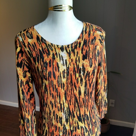Peter Nygard Tops - Animal print top